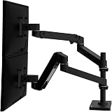 Ergotron LX Pro Premium Vertical Dual Monitor Arm up to 27 Inches view 2