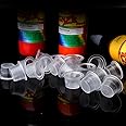 Disposable Tattoo Ink Cups-Medium 100pcs Disposable Plastic Tattoo Ink Caps Cups for Tattoo Ink Tattoo Supplies,Tattoo Kitsp Tattoo Accessory,Tattoo Ink,Tattoo Supplies,Tattoo Kits (#13mm—100pcs)