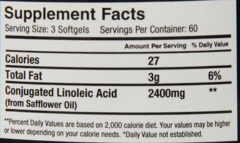 Primaforce Max CLA 2400 Conjugated Linoleic Acid Supplement, 180 Count Softgels – Aids Fat Loss/Increases Lean Mass/Improves Fat Oxidation: Health & Personal Care