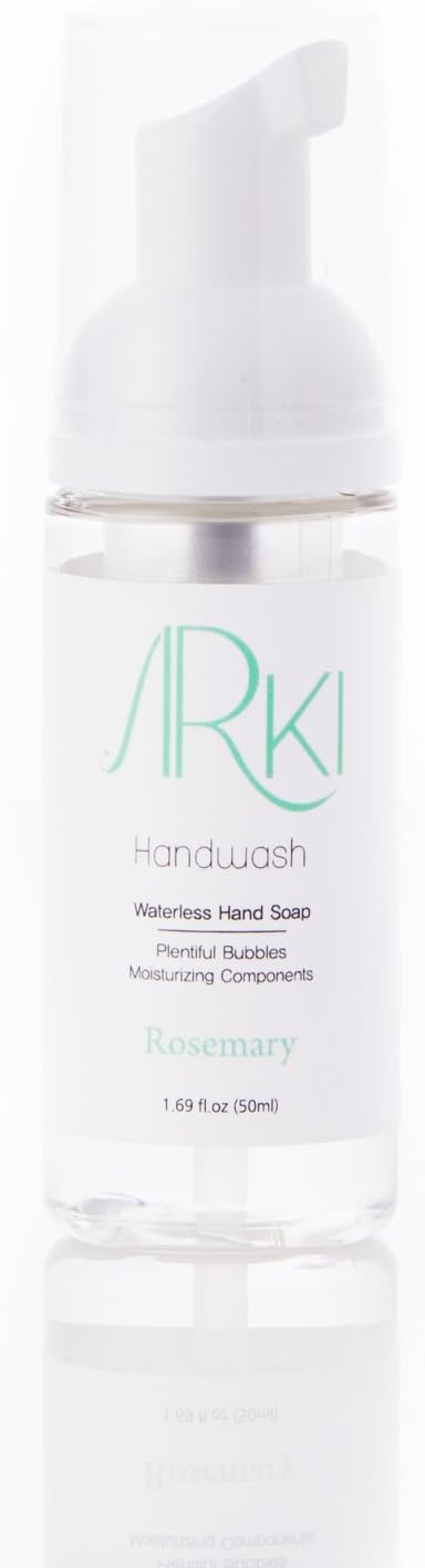 ArKi Premium Foaming Hand Sanitizer with Advanced Moisturizers - Rosemary - 1.69 fl.oz - 50ml