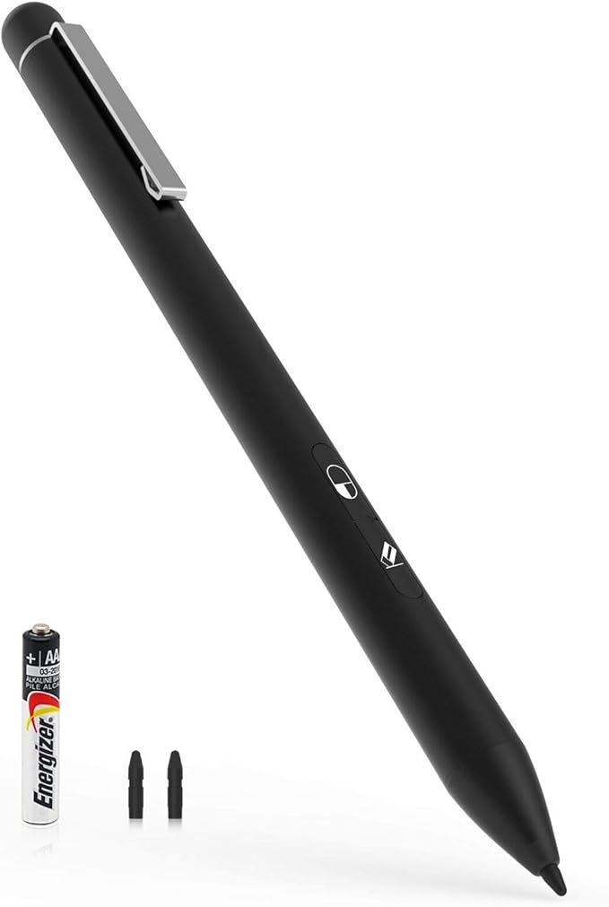 Awavo Stylus Pen For Surface Digital Pen With Palm Rejection 2 Replacement Tips And 1024 Levels Of Pressure Sensitivity Compatible With Surface Pro Series Book Go Studio Neo Laptop Amazon Co Uk Electronics