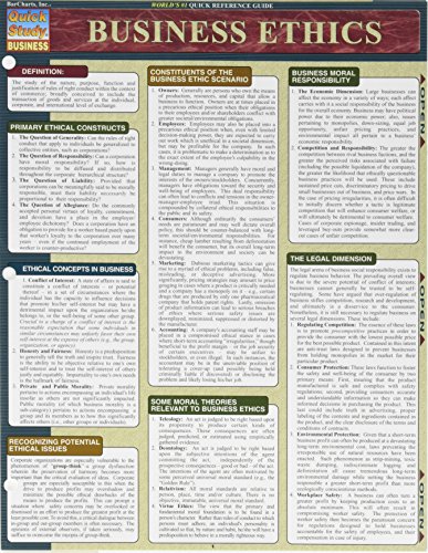 Business Ethics (Quick Study Business)