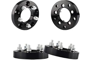 YIZBAP 5x5.5 to 5x4.5 Wheel Adapter, 1.25 inch 5x139.7mm to 5x114.3mm Wheel adapters 88mm Hub bore with 12X1.5 Thread Pitch
