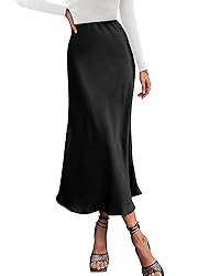 BTFBM 2024 Women Long Satin Summer Spring Skirt