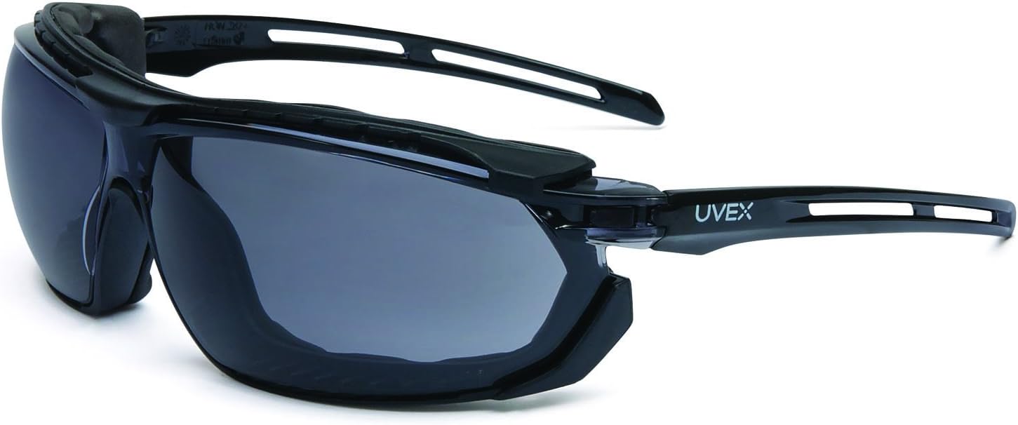 UVEX by Honeywell S4041 Tirade Sealed Safety Eyewear with Black Frame
