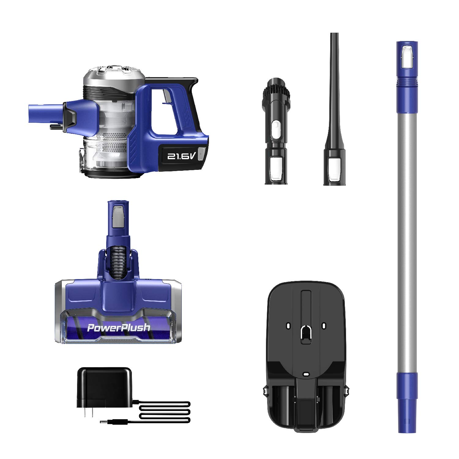 Eureka NEC122 PowerPlush Cordless Vacuum Cleaner, Handheld Vacuum, Hard