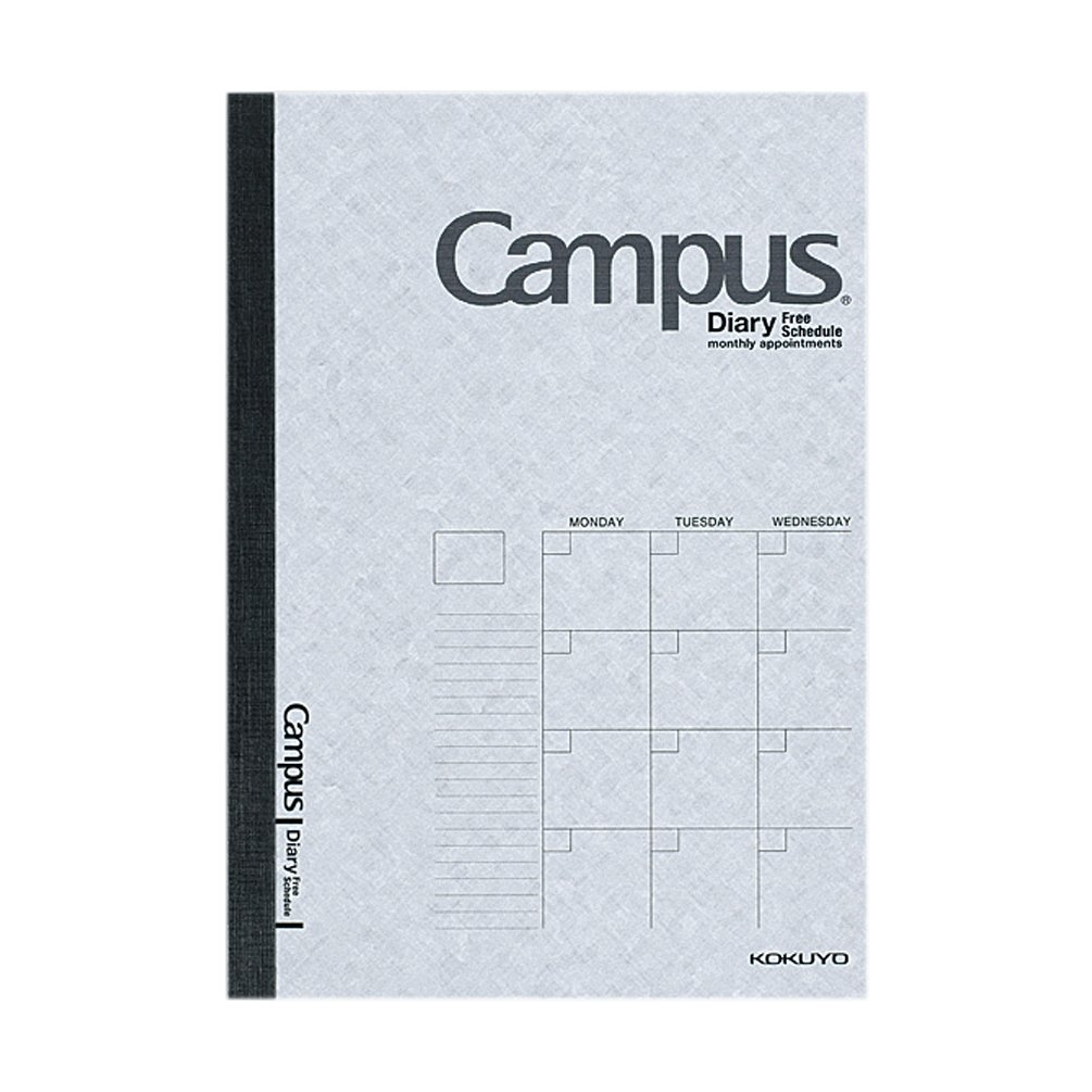 Photo 1 of KOKUYO campus type A5 diary free two-CF103 (japan import)