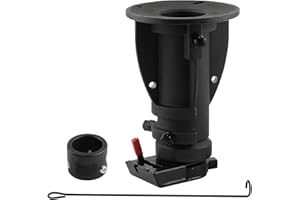 maXpeedingrods C5G1216 Fifth Wheel to Gooseneck Cushioned Trailer Hitch Adapter for Camper RV Trailers Kingpin Box - 12"-16"