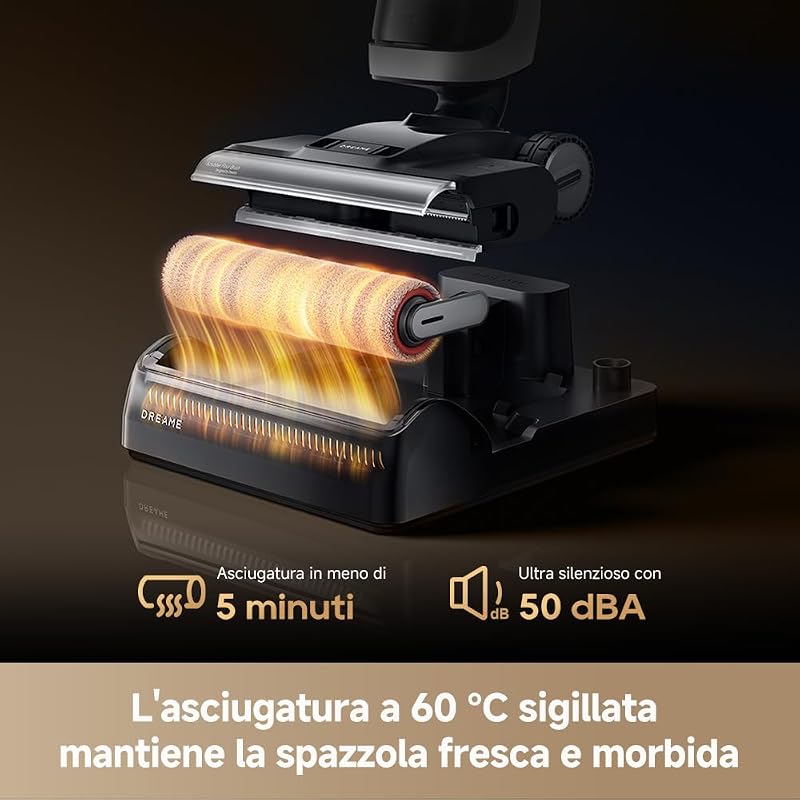 H14 Dual 5-in-1 Aspirapolvere Lavapavimenti, Dosaggio Int. Deterg.