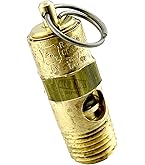 Milton Safety Valve - 1/4" MNPT 70 PSI Pop Off Pressure For Air Systems