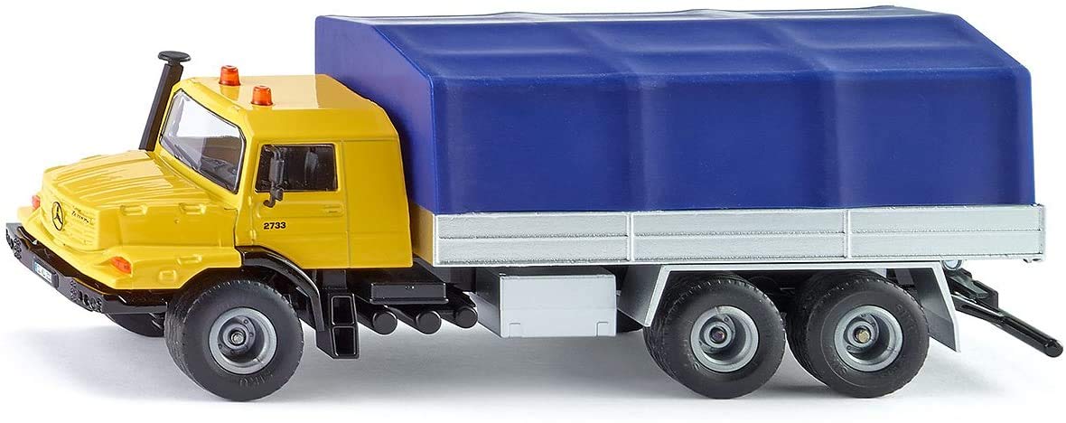 SIKU 3547 Mercedes-Benz Zetros with Platform and Plane