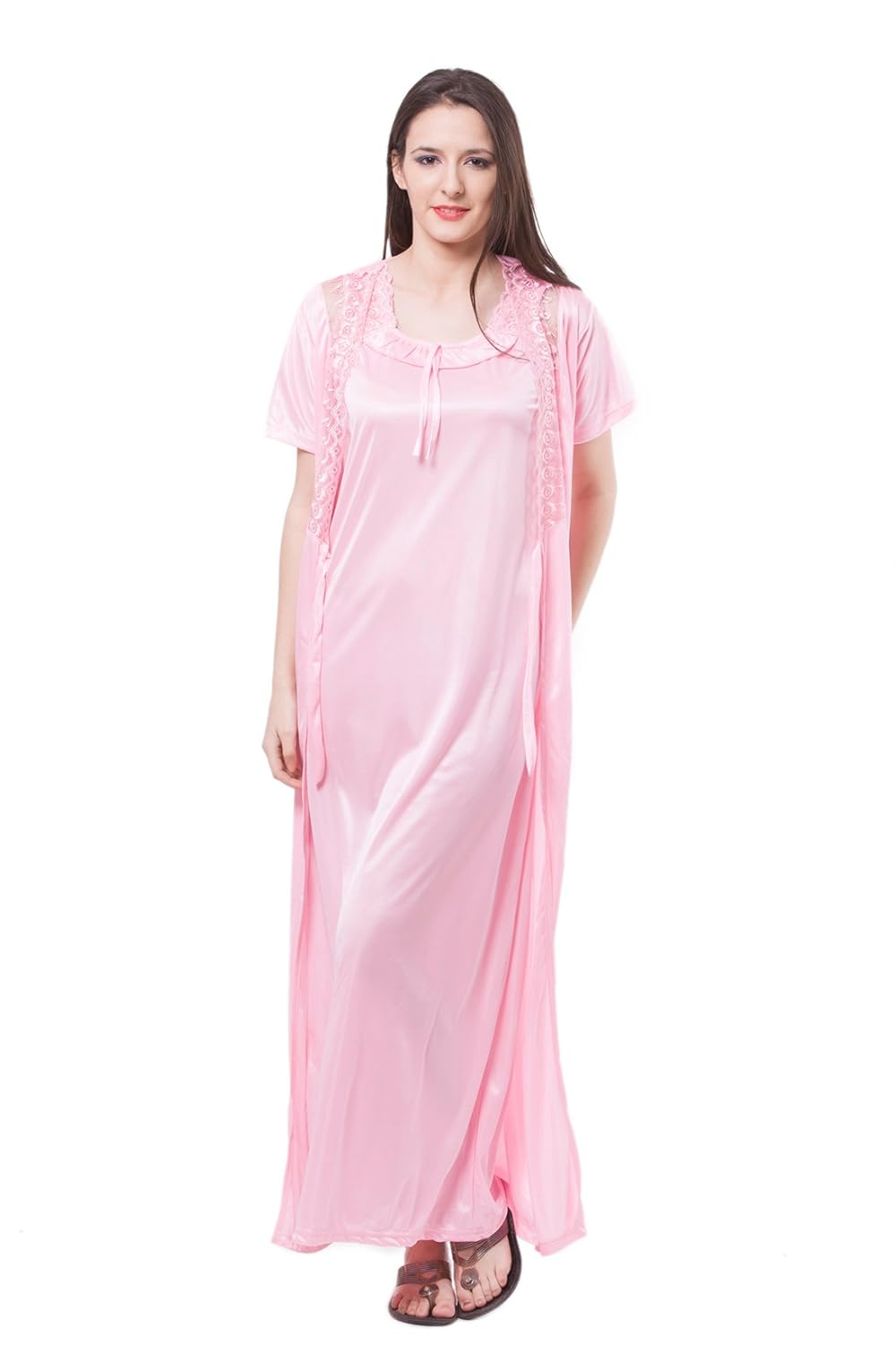 fasense women's satin nightwear set - pack of 4