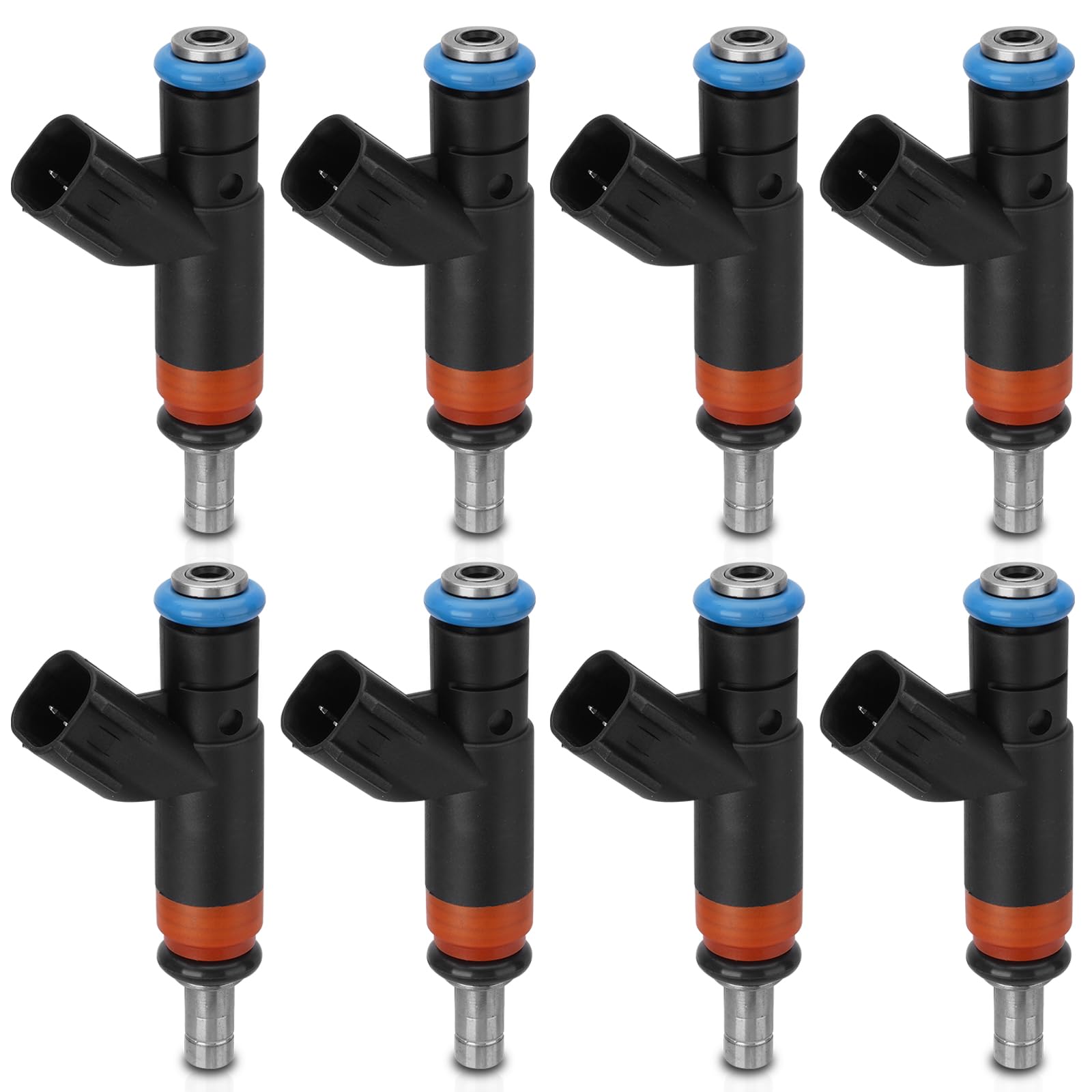 Photo 1 of YEHERIT Set of 8 Fuel Injectors Compatible with Ram 1500, 2500, 3500, Dodg Charger, Durango, Challenger, Magnum, Jeep Grand Cherokee, Commander, Chrysler 300 Aspen - Replace# FJ732, 05037479AA