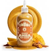 SHUUG Amba Sauce 9 oz, Mango Curried Hot Sauce, Mild to Medium Spice Mango | Vegan, Non-GMO, Kosher | Bold, tangy, and slightly spicy mango sauce | Flavor Cooking, Dipping, Marinades