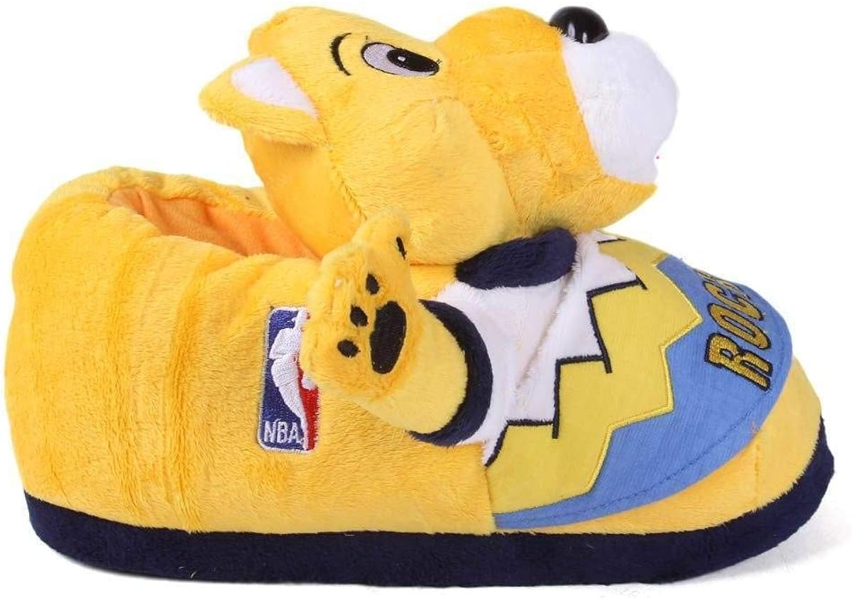 Comfy Feet Mens and Womens Officially Licensed NBAMascot Slippers