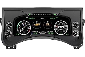 12.3" LCD Car Digital Dashboard Cluster Compatible with Hummer H2 2003 2004 2005-2009 Virtual Instrument Panel Speedometer Co