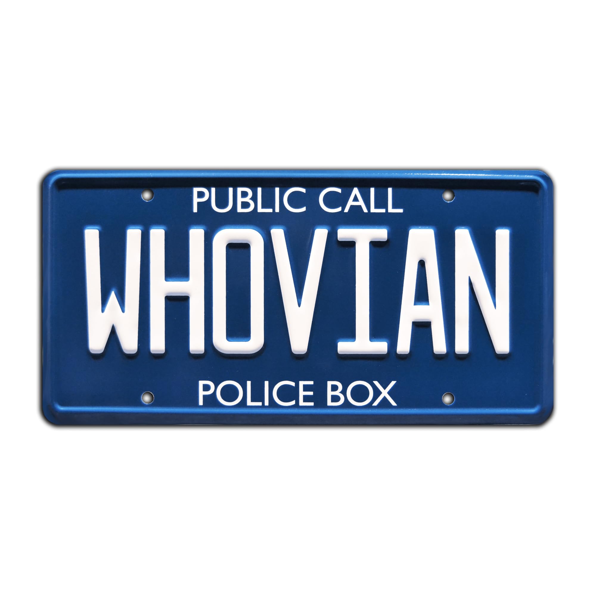 Celebrity Machines WHOVIAN | Metal Stamped License Plate