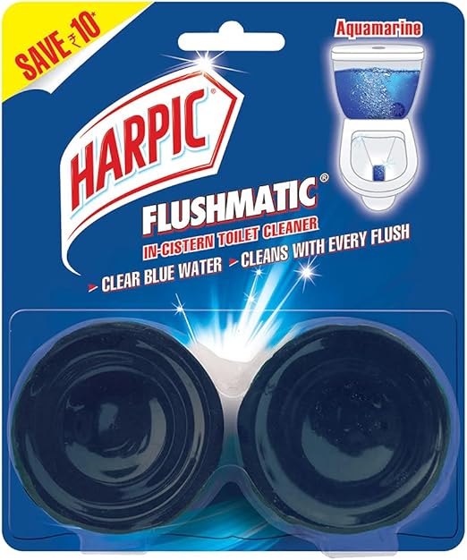 Harpic Flushmatic Twin Aquamarine, 100 
