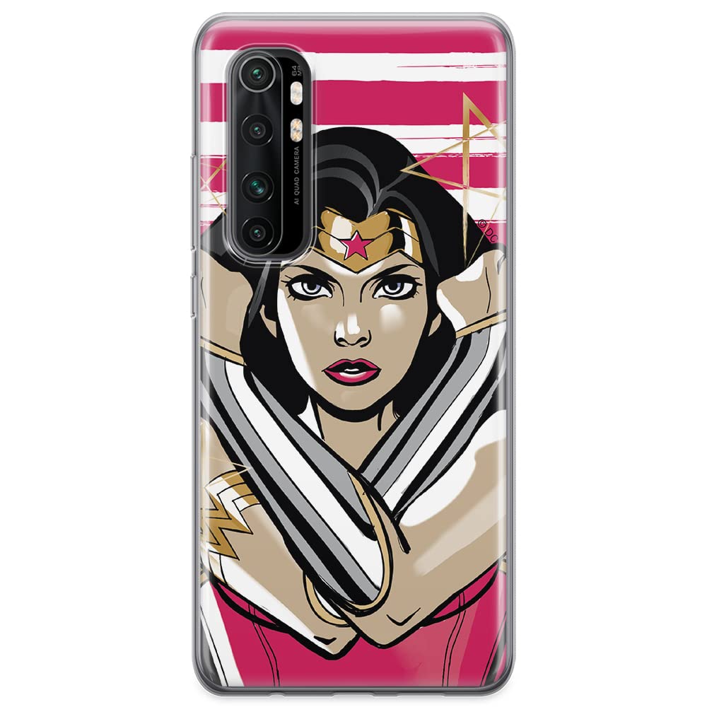 ERT GROUP mobile phone case for Xiaomi MI NOTE 10 Lite original and officially Licensed DC pattern Wonder Woman 003 optimally adapted to the shape of the mobile phone, case made of TPU
