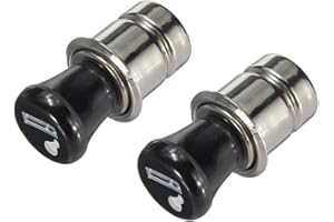 MotoCity 2pcs Universal Motorcycle Motorbike Pop-Out Cigarette Lighter for Auto Car DC 12V