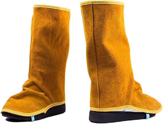 Cubierta del Pie De Cuero Soldadura Zapatos De Protección para La