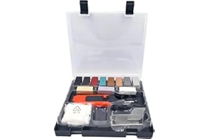 Tiles and Stone Surfaces Repair Set with 11 Color Wax Stick Battery Operated Wax Melter for Scratches Chips Quickly Fix Ceram