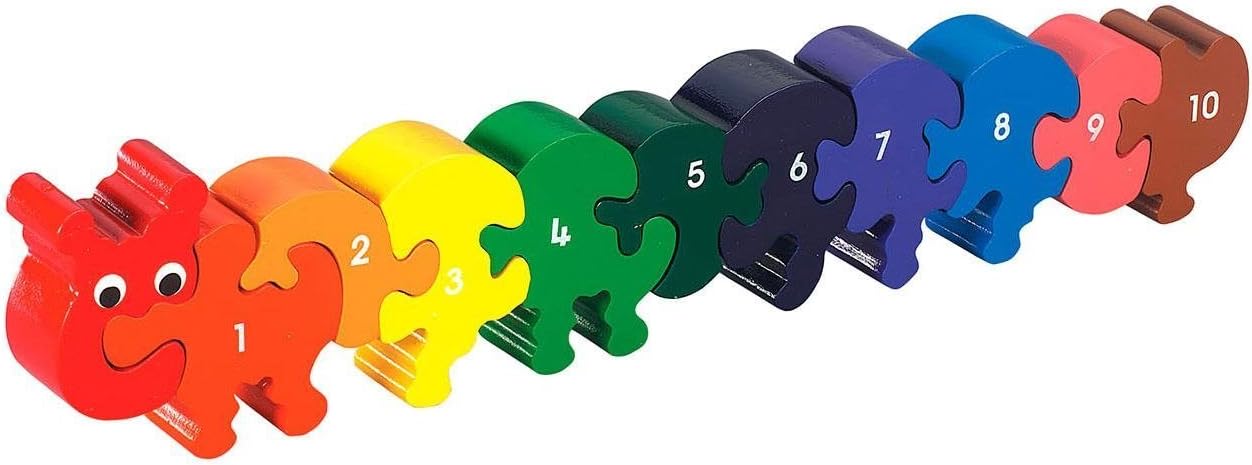 Lanka Kade NJ60 Millipede 1 to 10 Wood Jigsaw Puzzle