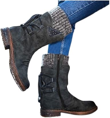 Amazon Com Dainzuy Women S Ankle Bootie Casual Comfortable