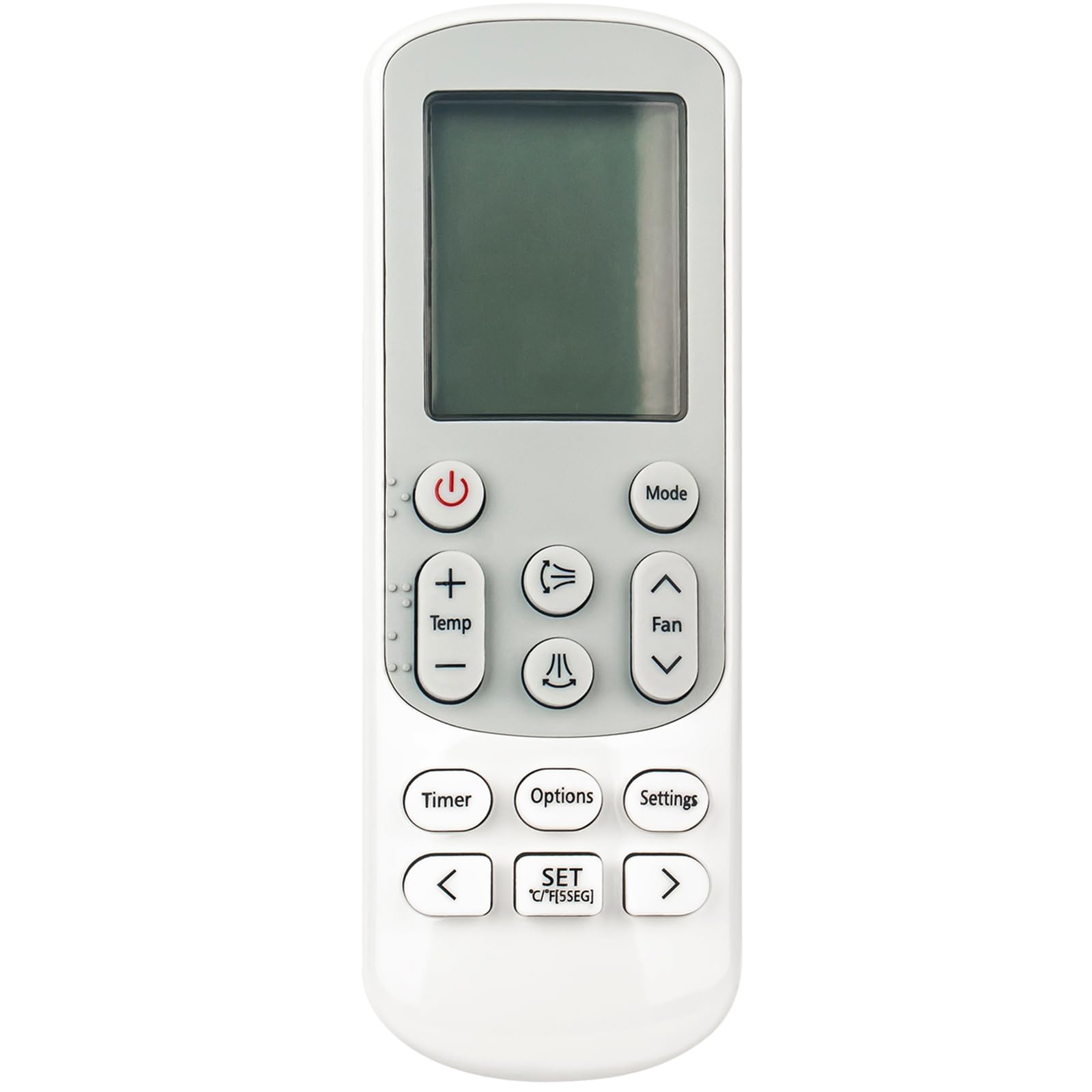 Photo 1 of Universal Replace Remote Control Commander Compatible with Samsung A/C Air Conditioner AR24TSFYBWKN R07TSFABWKN AR09TSFABWKN AR12TSFABWKN AR15TSFABWKN AR18TSFABWKN - Celsius/Fahrenheit Degree