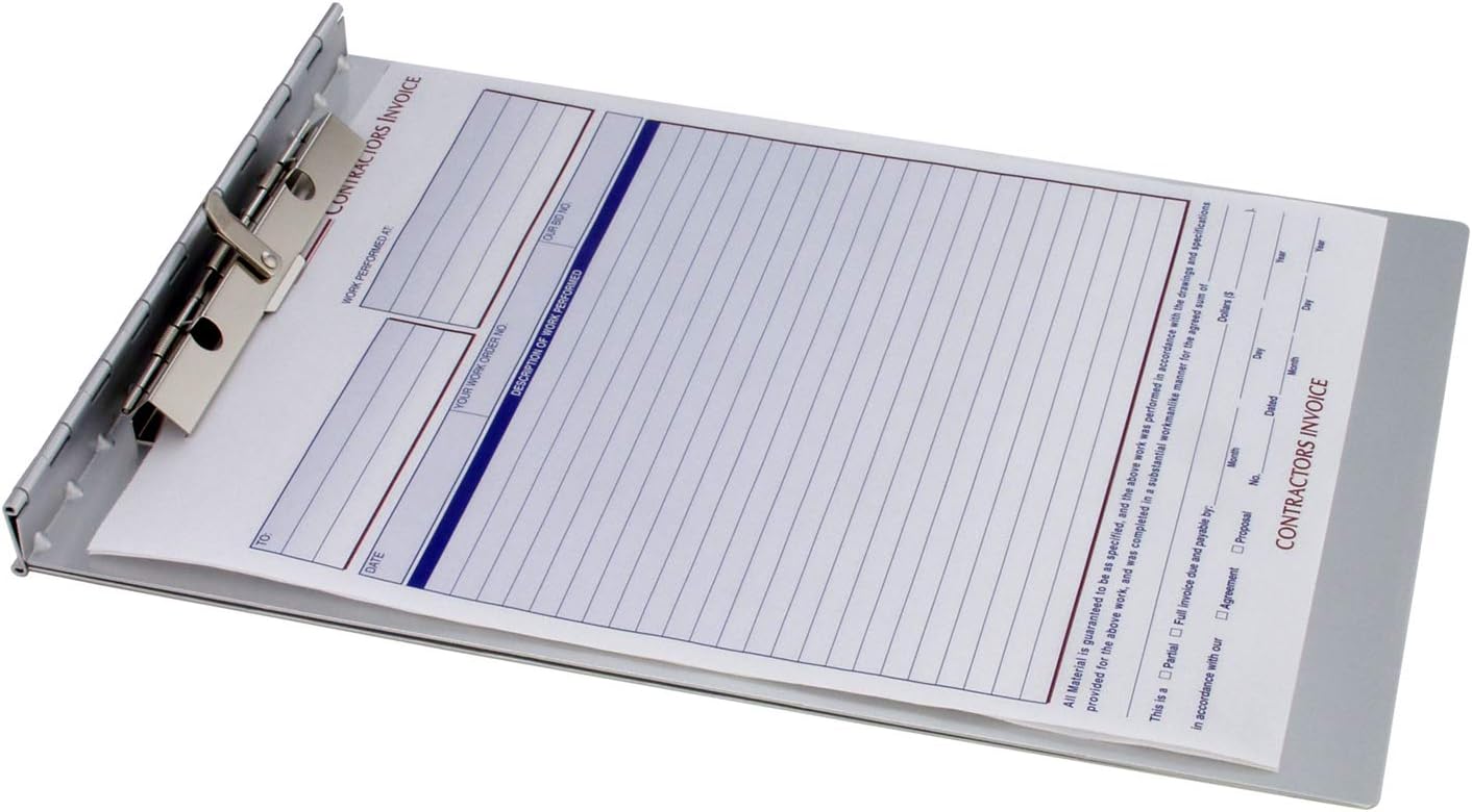 Clipboard,Letter Size,Metal,Silver