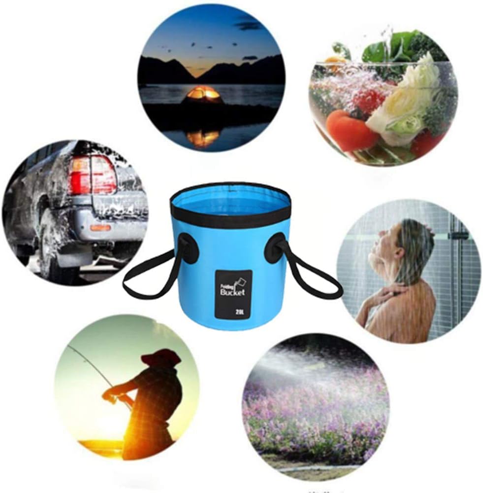 Grillen FRFJY Falteimer tragbare Faltbare Eimer Wasserträger