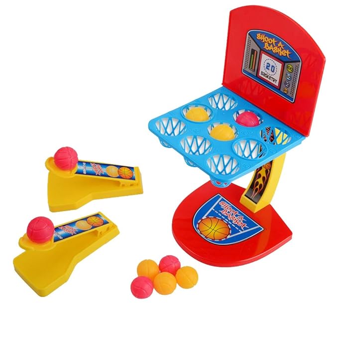 Tnfeeon Juego de Disparos de Baloncesto de Mesa, Mini máquina de ...