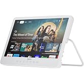 SYLVOX 15.6'' Portable Smart TV, 12 Volt Google TV, IP66 Waterproof Rating | 10000mAH Battery Powered, Dual Speakers, Supports WiFi, 300nits Small Outdoor TV, for RV Camping Bathroom Kitchen Bedroom
