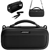 Ferbao Protective Case for Bose SoundLink Max Speaker, Silicone Case Cover with Shoulder Strap for Bose SoundLink Max