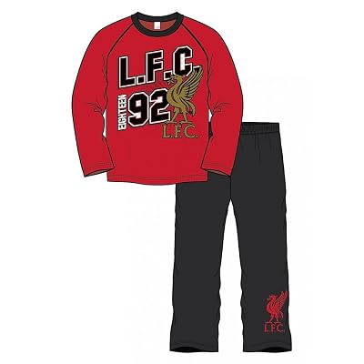 Liverpool Official FC Crested Long Sleeve Pyjamas Age 56 Years
