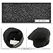 Mens Winter Hat with Ear Flap Fitted Hat Hunting Wool Newsboy Cap Black Ivy Flat Cap with Earflap XL SIGGI