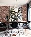 Brewster Wallcovering Co FD23287 Loft Brick Wallpaper, Red