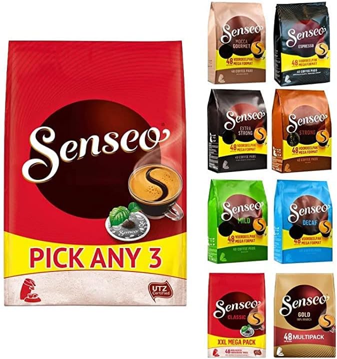 Douwe Egberts Senseo Coffee Pods. Pick Any 3 packs (48 Coffee Pods Each