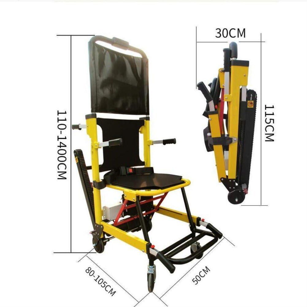 Electric Climbing Stairs Wheelchair Aluminum Alloy Up And Down Stairs Folding Wheelchair Crawler Chair Climbing Machine