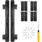 Bonsicoky 2Pcs 14 Inch Keyboard Slide, Heavy Duty Ball Bearing Slides, Computer Keyboard Drawer Tray Accessories, Cabinet Fur