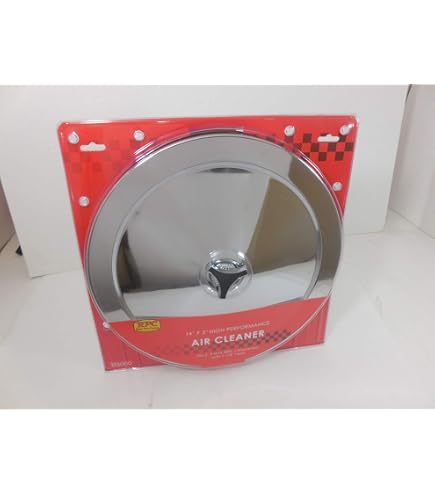 thumbnail image 2 of Elite 2 Series Polished 14 Inch Round Air Cleaner - 3 Inch Pro-Flo Element, Chrome Performance Air Filter 2 of 12
