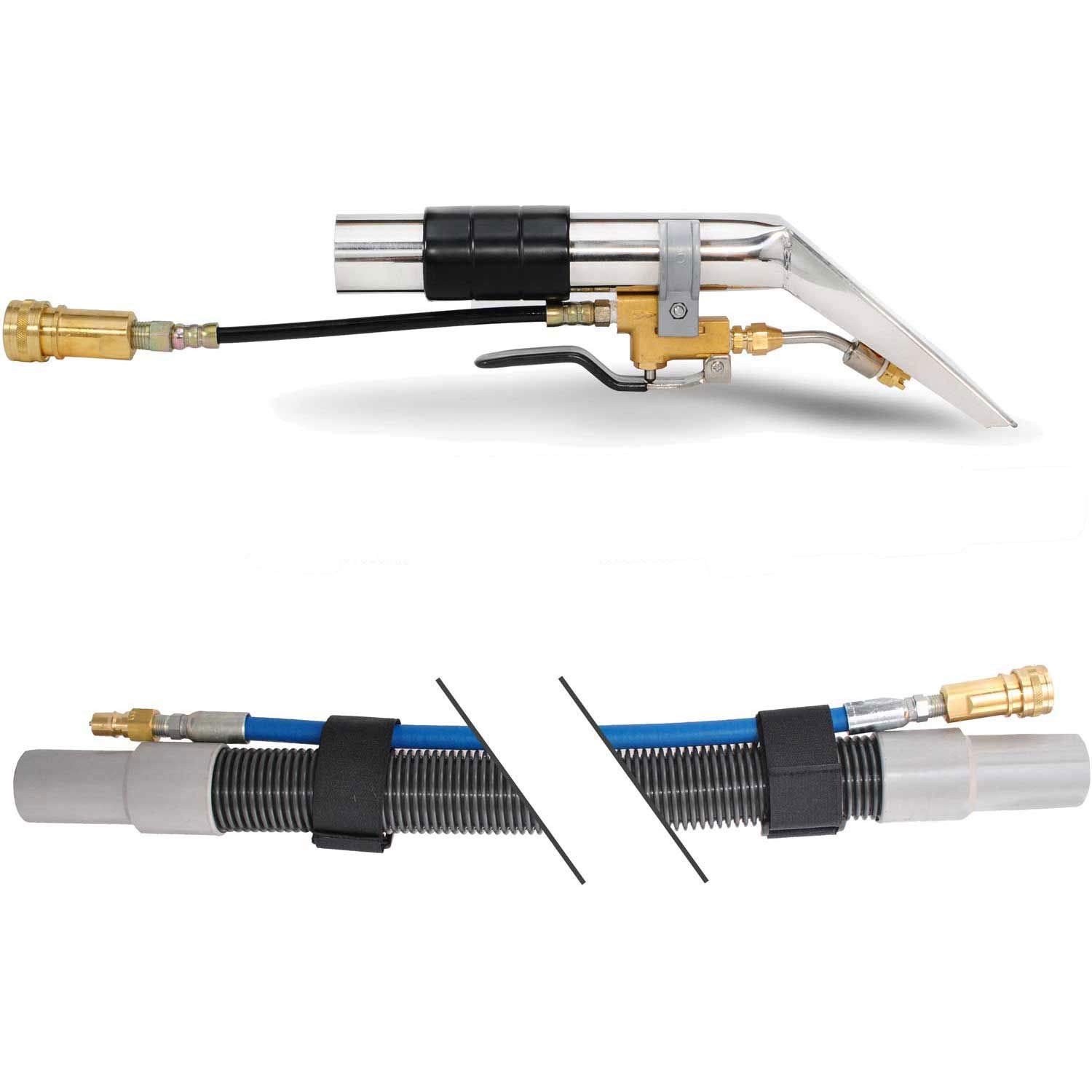 EDIC839ACK Detailing and Upholstery Cleaning Tool W/Stainless Steel Head & 8’ Hose Assembly