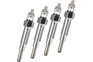 Notonmek 15221-65510 4 PCS Glow Plug 15401-65510 15221-65516 for Bobcat 643 743B 743 Kubota D1302 V1402 V1702 V1902 Diesel Engine