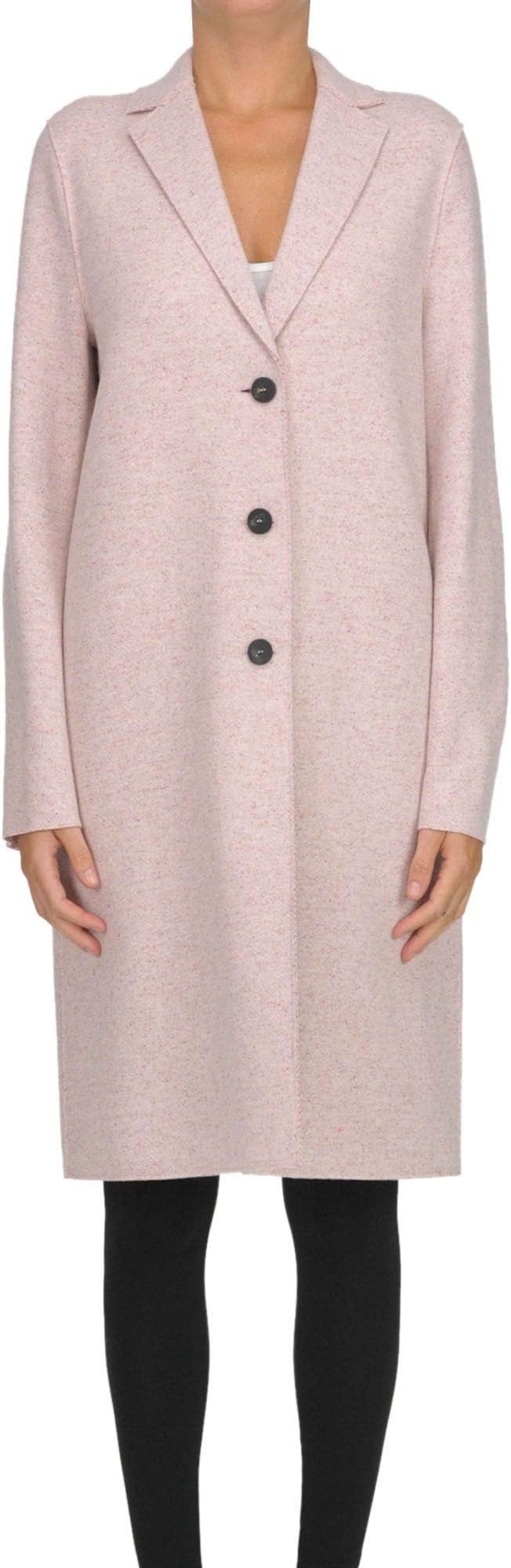 Harris Wharf London Luxury Fashion Womens MCGLCSC000006022I Pink Coat | Season Outlet