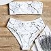 MZEAZRK Women’s Two Piece Swimsuit Strapless Floral Print Bralette Bandeau Bikini Set Bathing Suits Swimwear Beach Suits