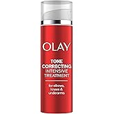 Olay Treatment Cream Intensive Tone Correcting for Elbows Knees & Underarms with Niacinamide, Vitamin B3 Complex, Deeply Hydrates, Evened Skin Tone, 1.7 fl oz