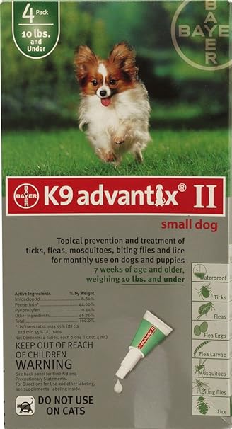 flea treatment for dogs under 4 pounds