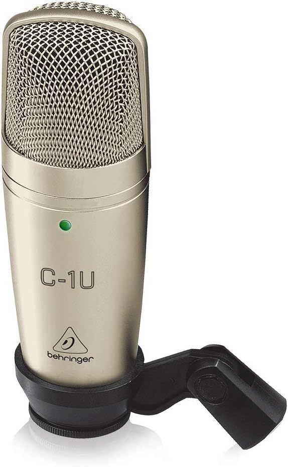 Behringer C-1U Studio Condensor Microphone, Light Gold, 0.18 ft x 0.18 ft x 0.56 ft - Image 5