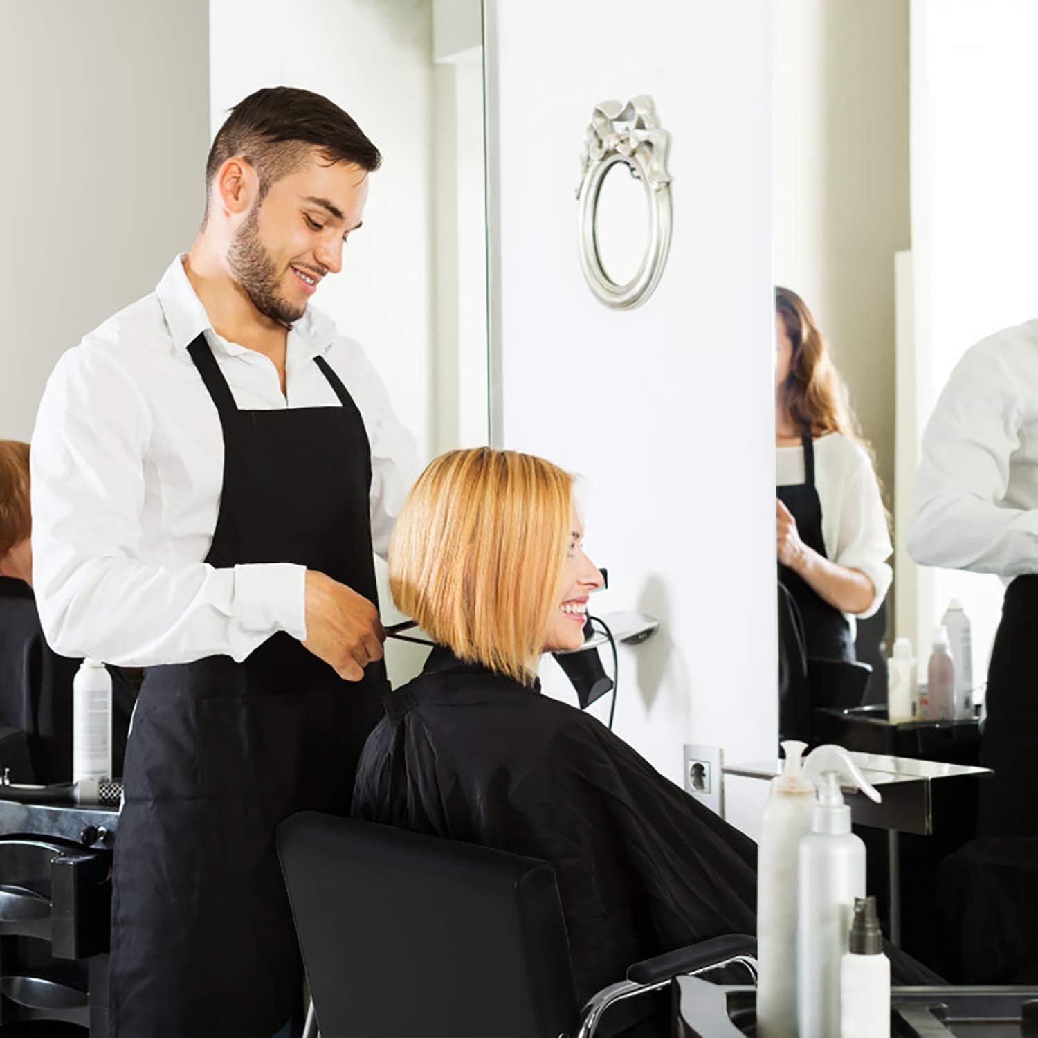 Salon Chair Barber Chair Styling Chair Modern Fashion Auto Recline Chairs Shampoo Styling Hair Cutting Chairs Spa Beauty Salon Equipment Chairs: Kitchen & Dining