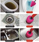 FENGSHENG-SHOP Heavy Duty Toilet Plunger Clog Remover High Pressure Sink Drain view 7